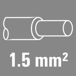 1.5 -2.5 mm&sup2;
