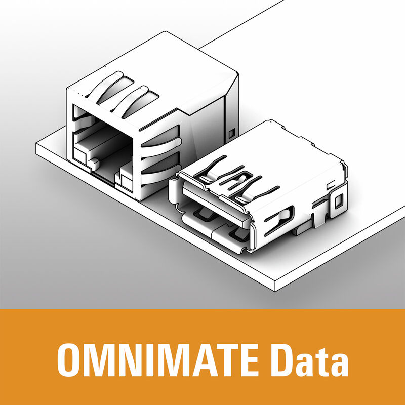 OMNIMATE 데이터 PCB 커넥터