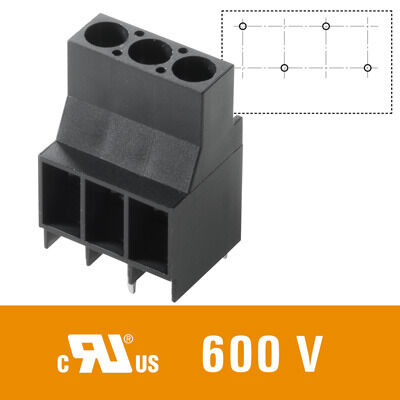 6 mm&sup2; (AWG 10) - pitch 6.35 mm - LL 6.35