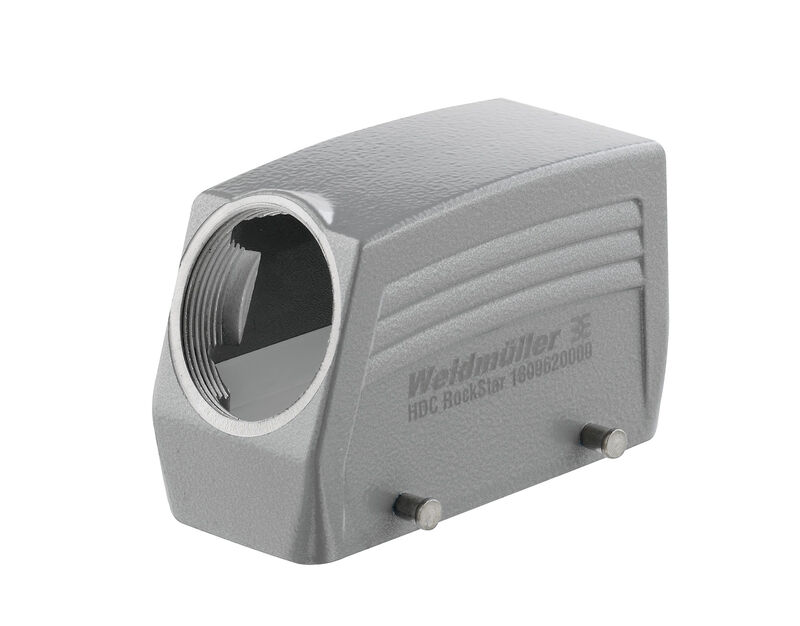 Capot, entrée de câble latérale