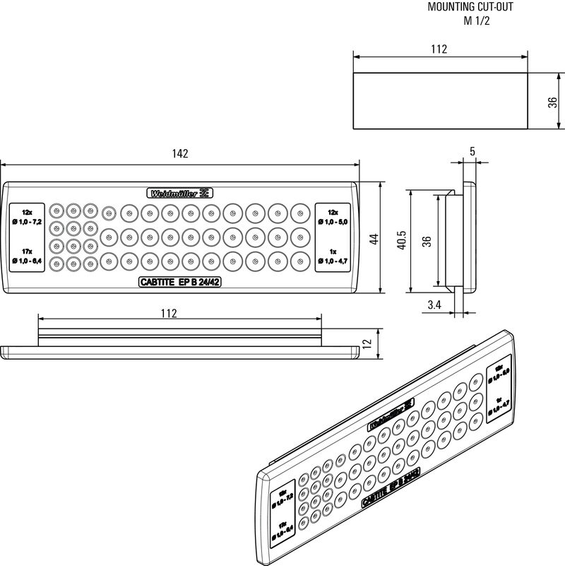 CABTITE EP B 24/42 GY