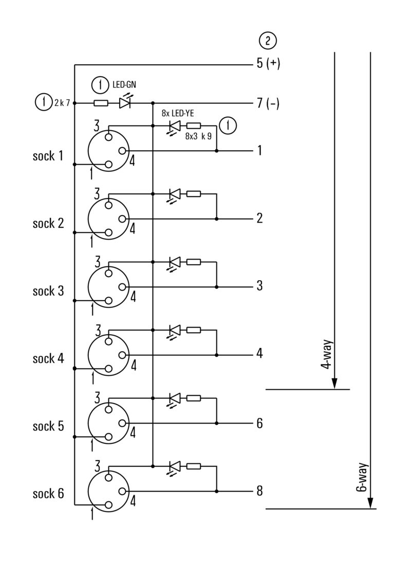 SAI-06L-VP12-3A-M08L-PNP