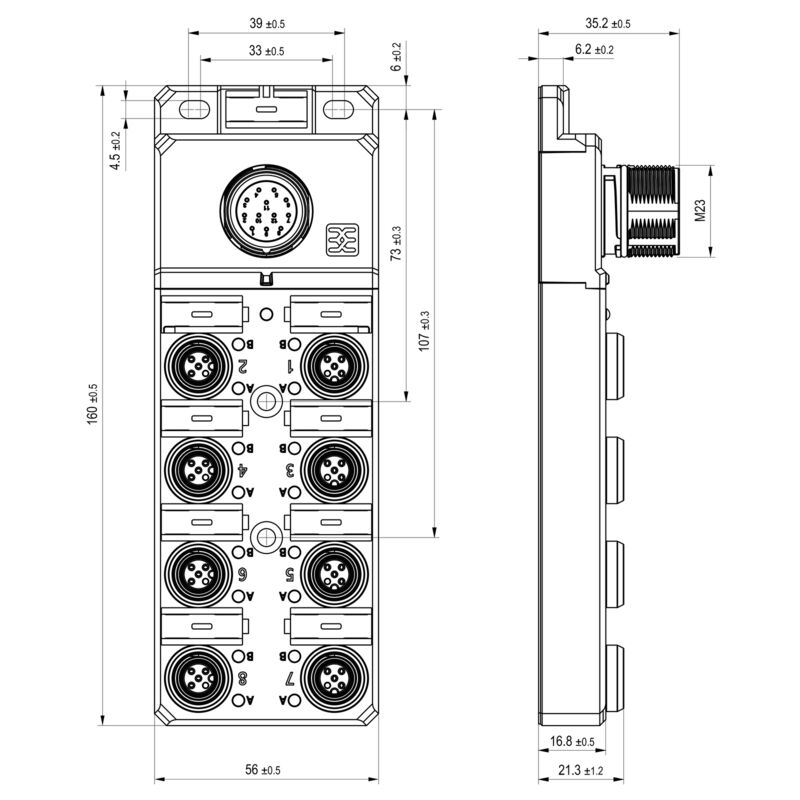 SAI-08D-VP3V-4A-P12L-PNP