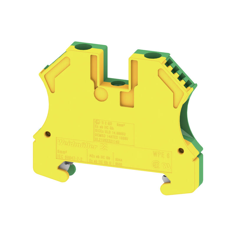 1010200000 | WPE 6 | W-SERIES - Modular PE Terminal Block | Clamping Yoke Technology