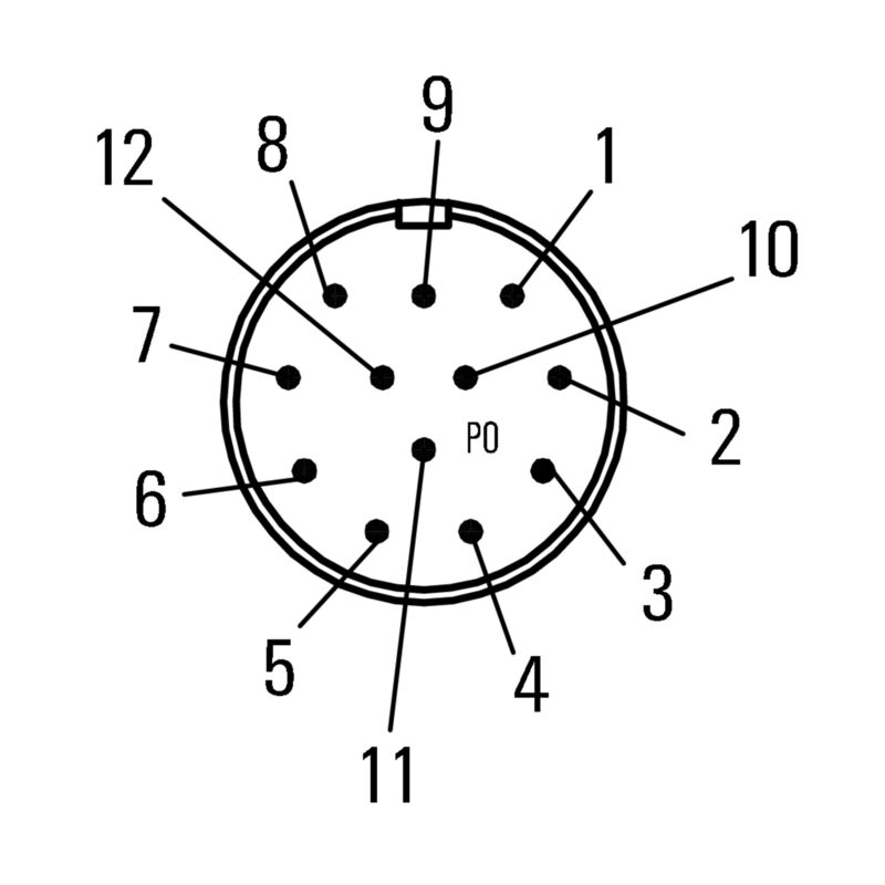 SAIS-M23-12P-ST-5,0M