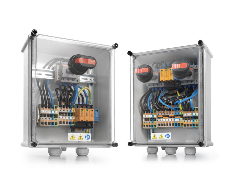 Rozdzielnica AC, wyłącznik AC, ochrona przeciwprzepięciowa SPD AC