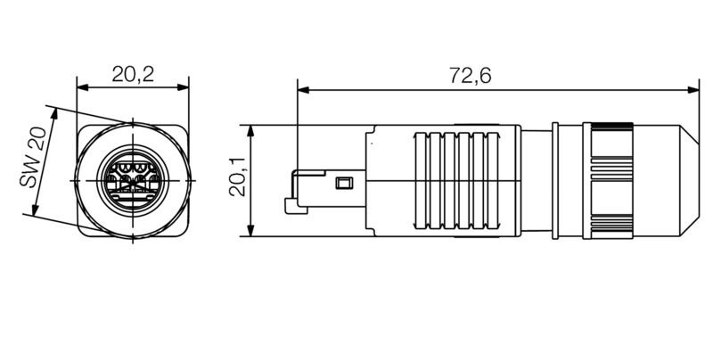 IE-PS-V04P-RJ45-FH-B
