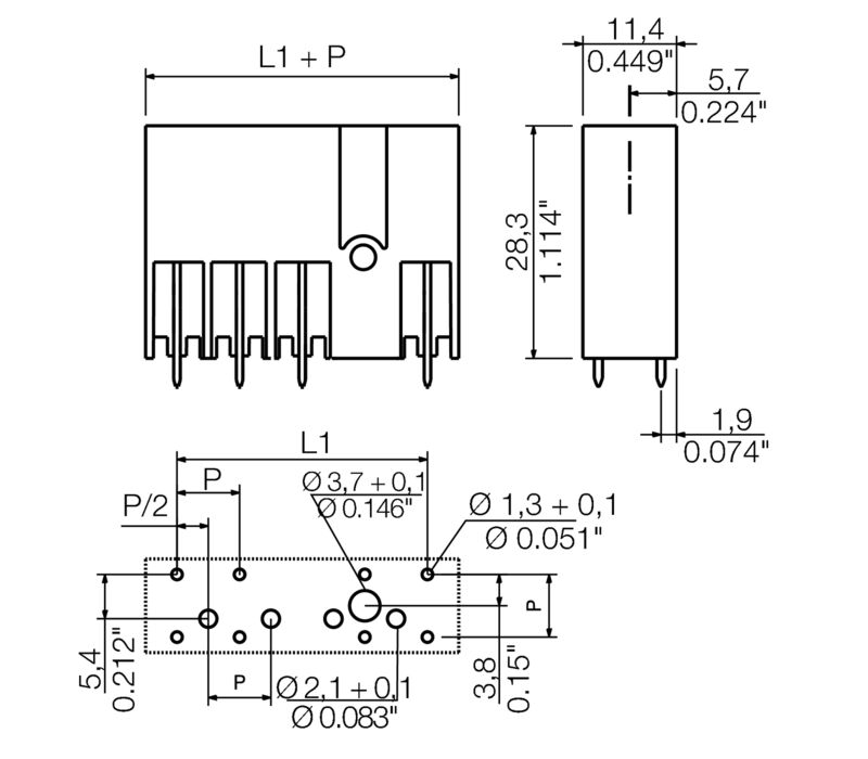 SV 7.62HP/04/180MF4 3.5SN BK BX