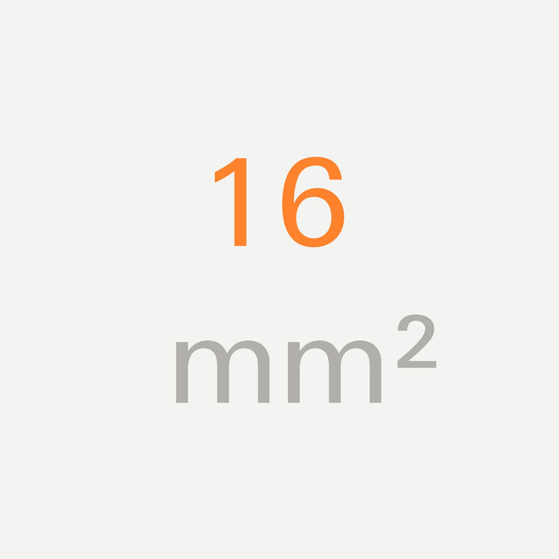 16 mm&sup2;