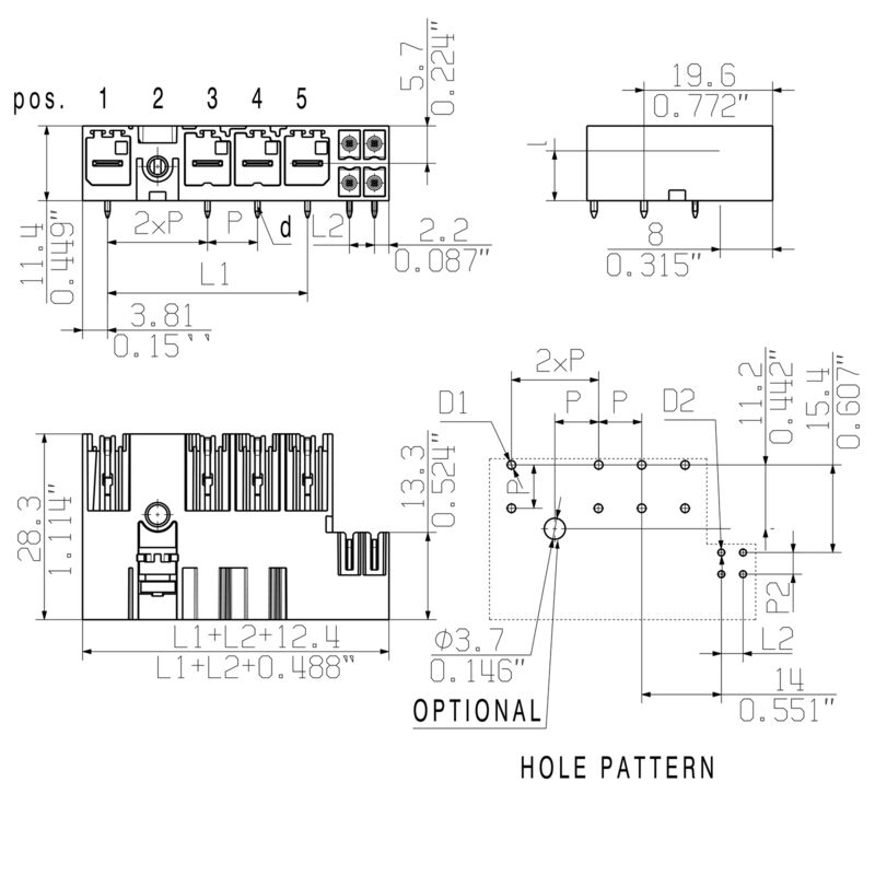 SV-SMT 7.62HP/03/90MSF2 SC/4 2.6SN BX