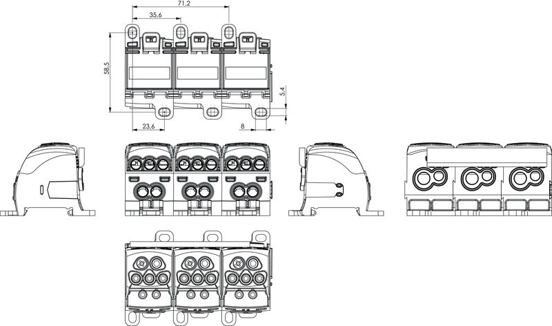 WPD 305 3X35/6X25+9X16 3XBK