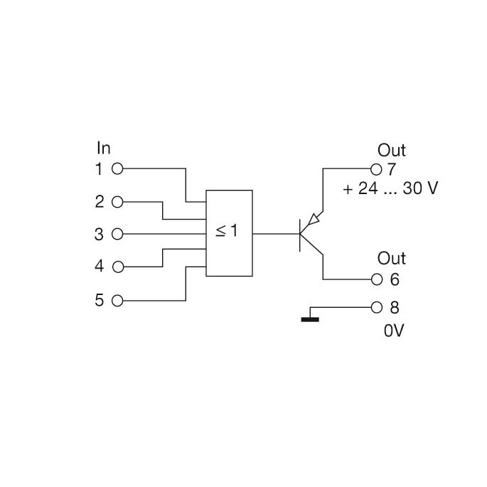 BORNE DK OR TS/35 24VDC