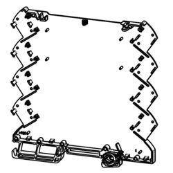 CH20M6 BP FE - Base du boîtier incluant un connecteur de terre fonctionnelle