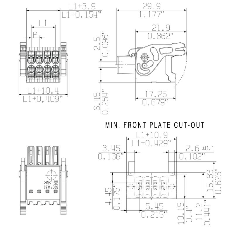 B2CF 3.50/26/180LR SN OR BX