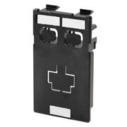 FRONTCOM双孔带标记号插座面板