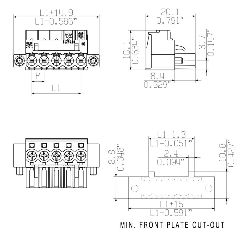 BLZP 5.00HC/05/180F SN BK BX