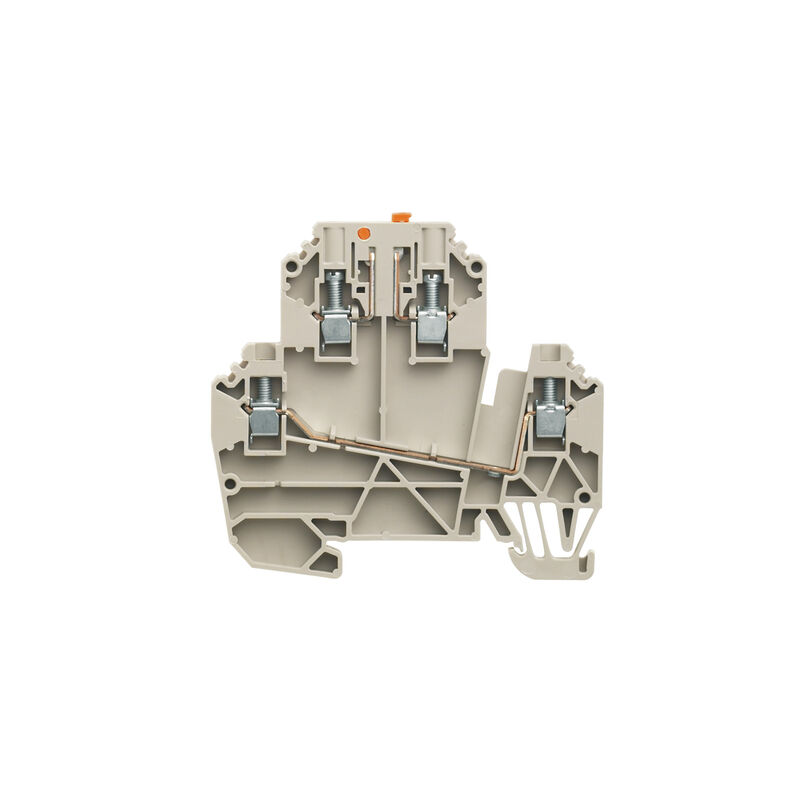 Test-disconnect terminal, Screw connection, 2.5 mm², 500 V, 24 A, Pivoting, Cross-disconne