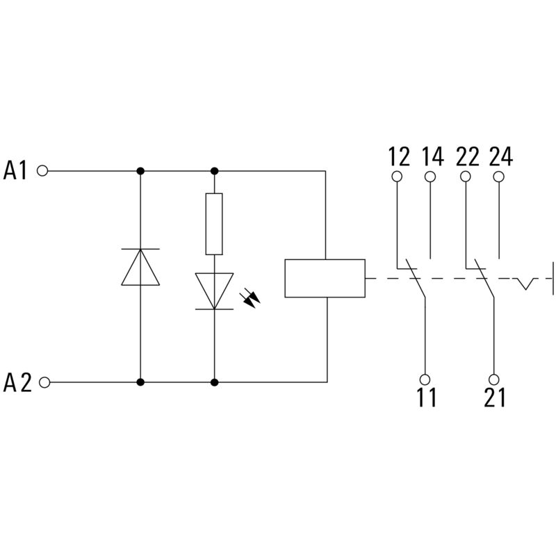 RCIKIT 24VDC 2CO LD/PB