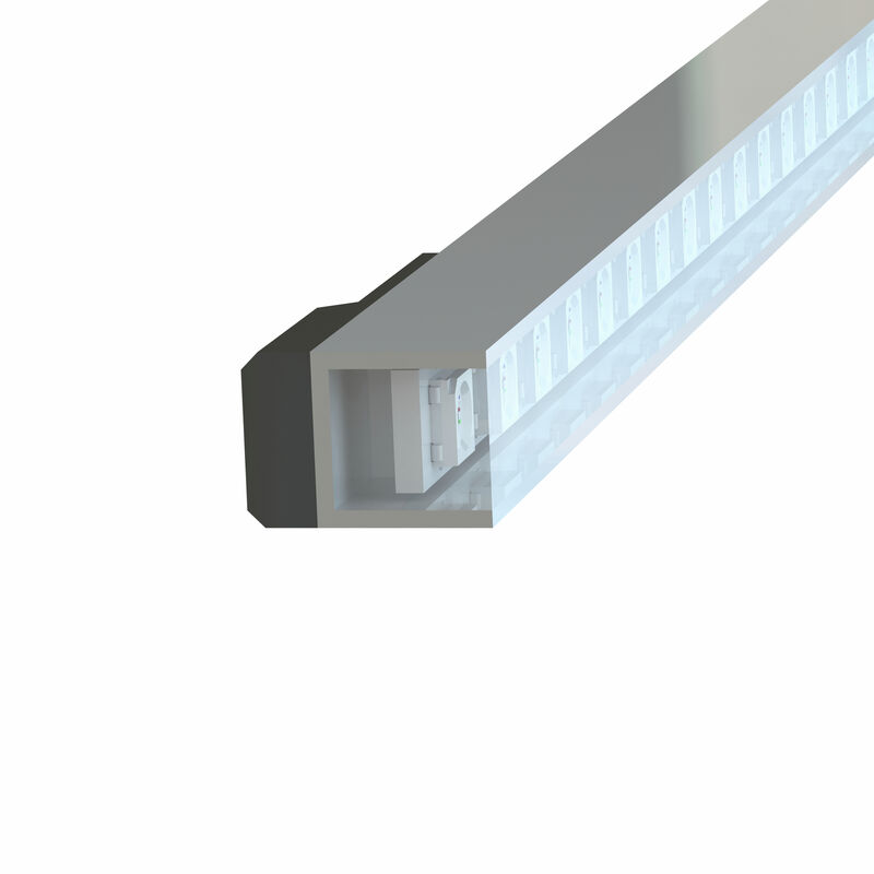 Front-mounted LED