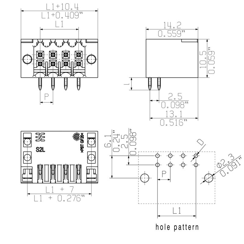 S2L 3.50/20/90F 3.5SN OR BX
