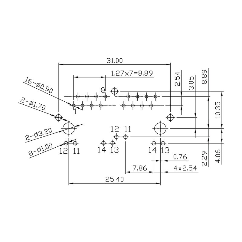 RJ45M T12D 3.3E4G/Y RL