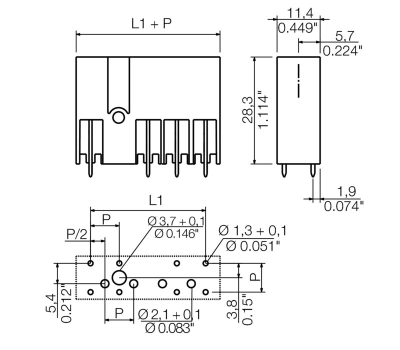 SV 7.62HP/02/180MF2 3.5SN BK BX