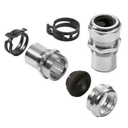 Mosazná EMC kabelová vývodka podle EN 45545