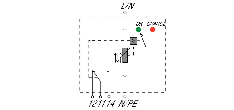 VPU II 1 R 1000V/40KA AC