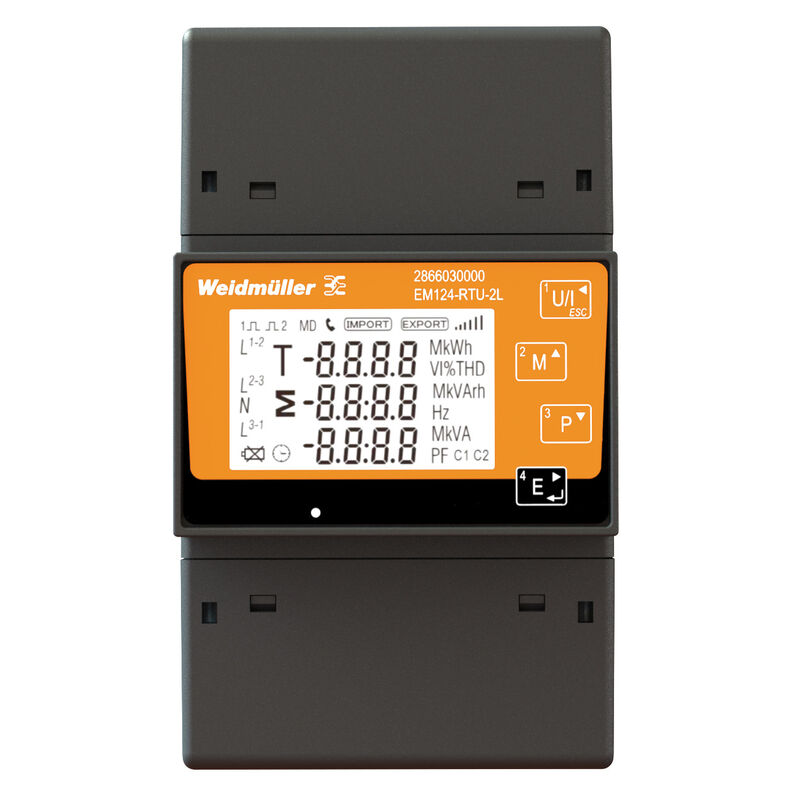 Measuring device electrical quantity | EM124-RTU-2L | 2866030000