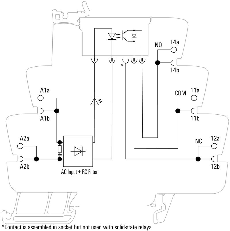 TOZ 230VAC RC 48VDC0,1A