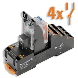 4 点の CO 接点 (27 mm 幅)