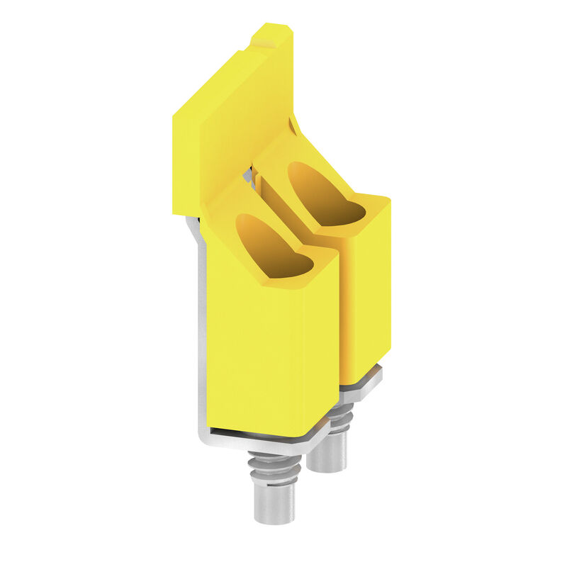 Cross-connector (terminal), when screwed in, Number of poles: 2, Pitch in mm: 6.10, Insula