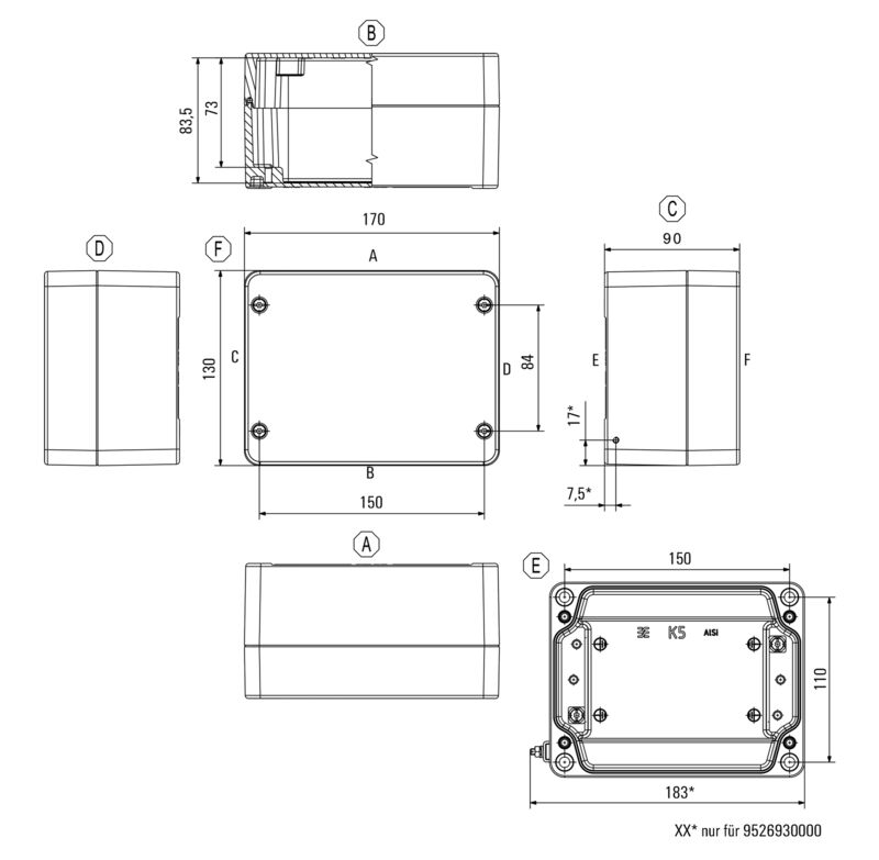 KLIPPON K5 VMQ RAL7001
