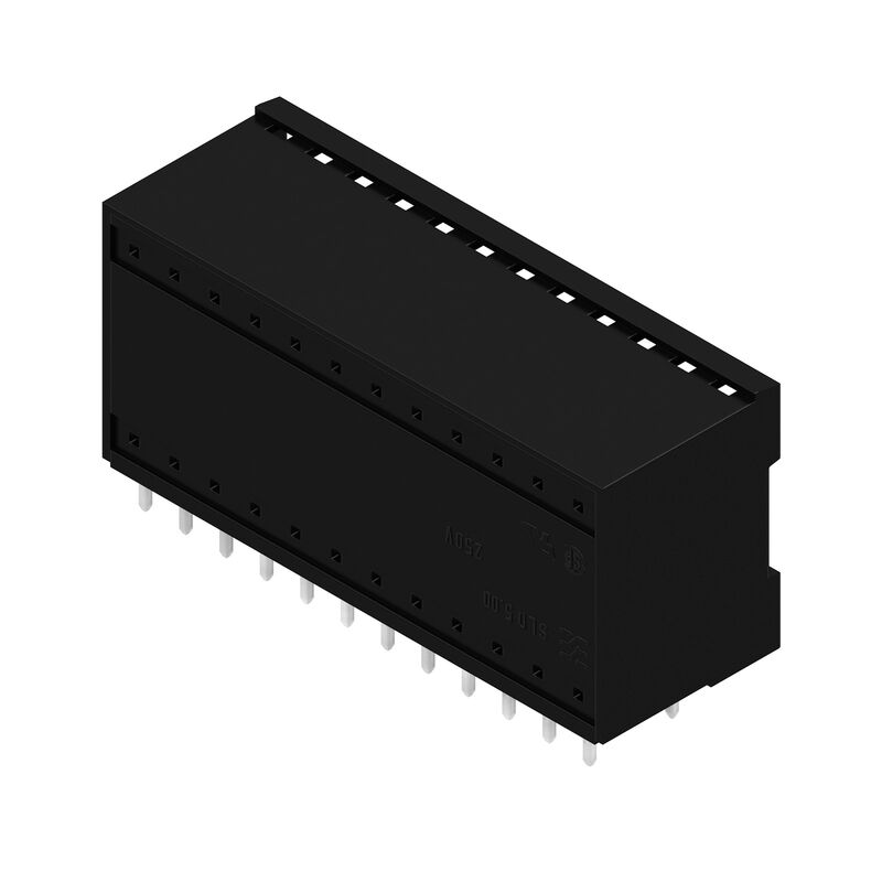 接插件SLD 5.00/24/90G 4.5 SN BK BX