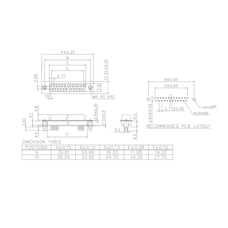 D-SUB F6.1 T09VU 3.2B2 TY BK