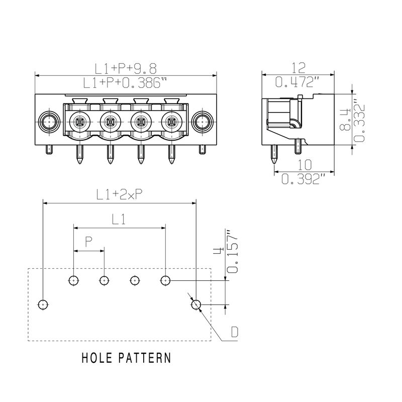 SL 5.08HC/05/90LF 3.2SN BK BX
