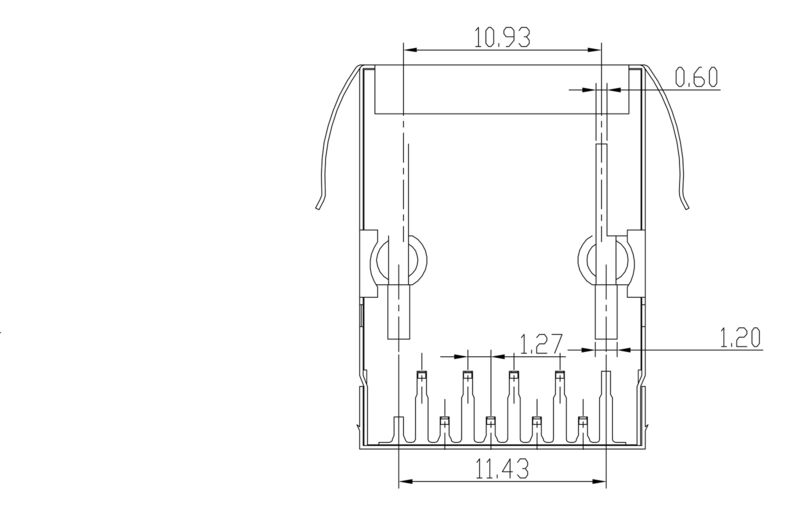 接插件RJ45C5 T1D 3.3E4N TY