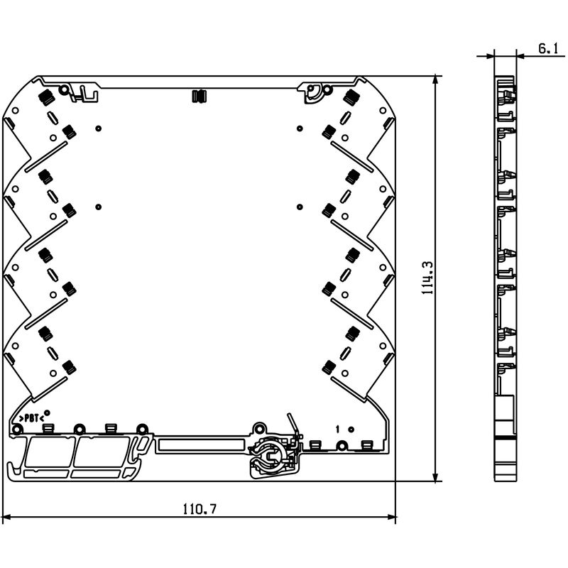 CH20M6 BP 4P-4P FE BK 1 1261494