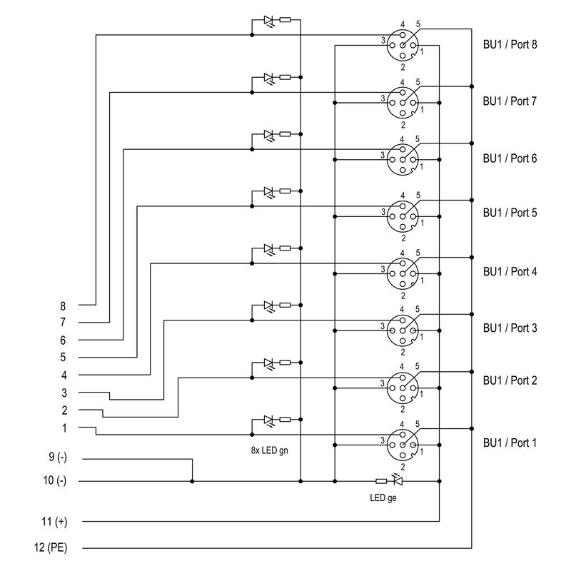 SAI-08D-VP3V-4A-P12L-PNP