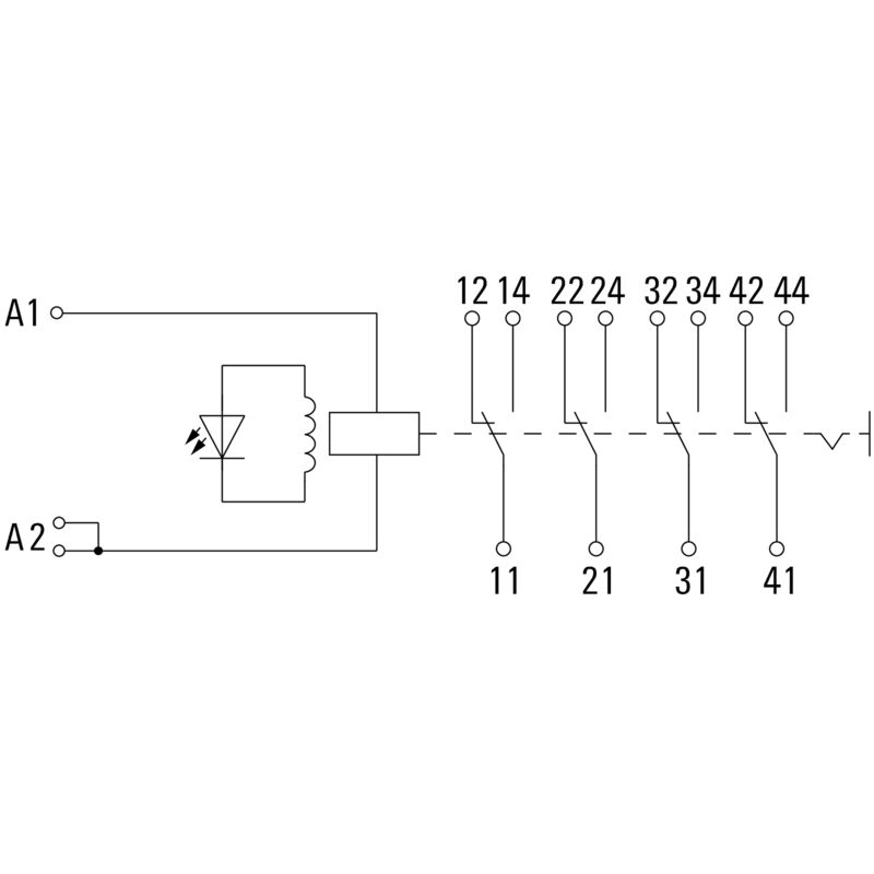 DRMKIT 230VAC 4CO LD/PB