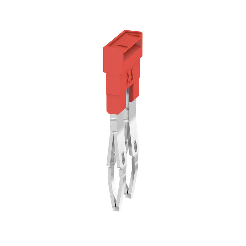 Cross-connector (terminal), Plugged, Number of poles: 2, Pitch in mm: 5.10, Insulated: Yes