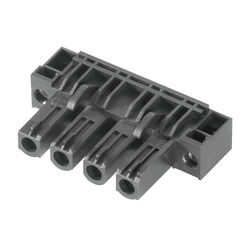 Female headers, solder connection