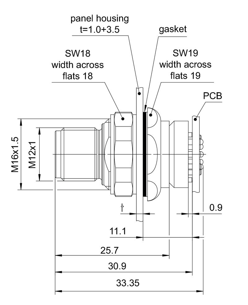 SAIE-M12SL-5S-H11TL-M16