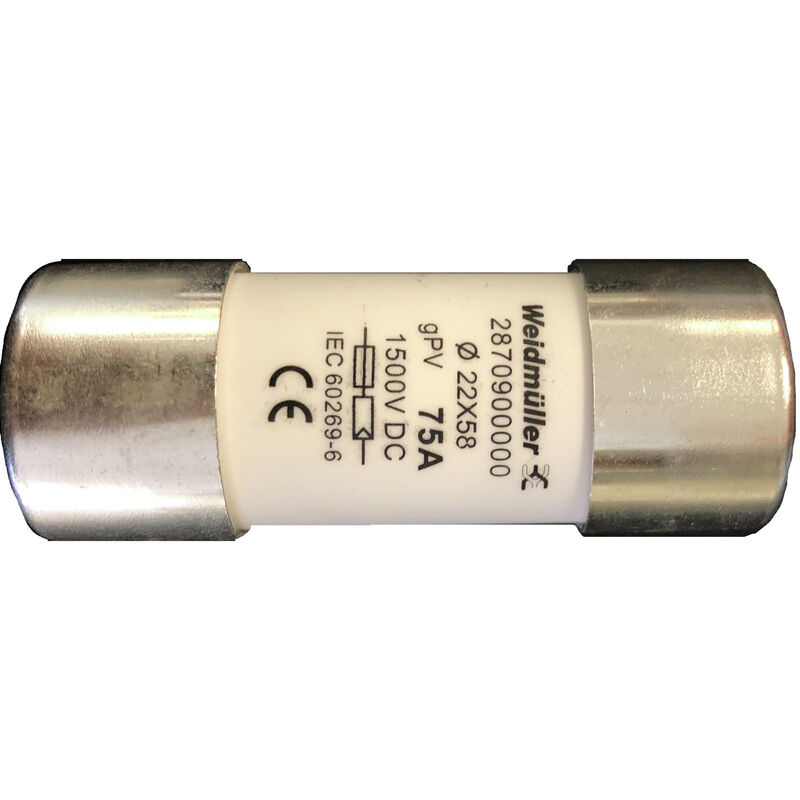FUSE WSFL 22X58 75A 1K5V GPV