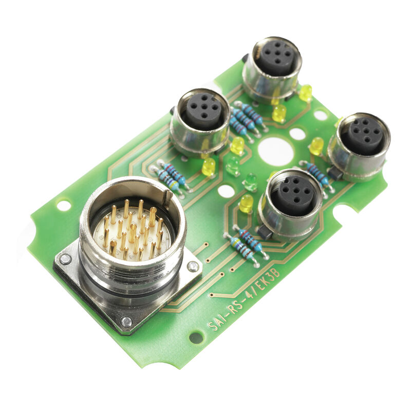 Inserts with solder contacts