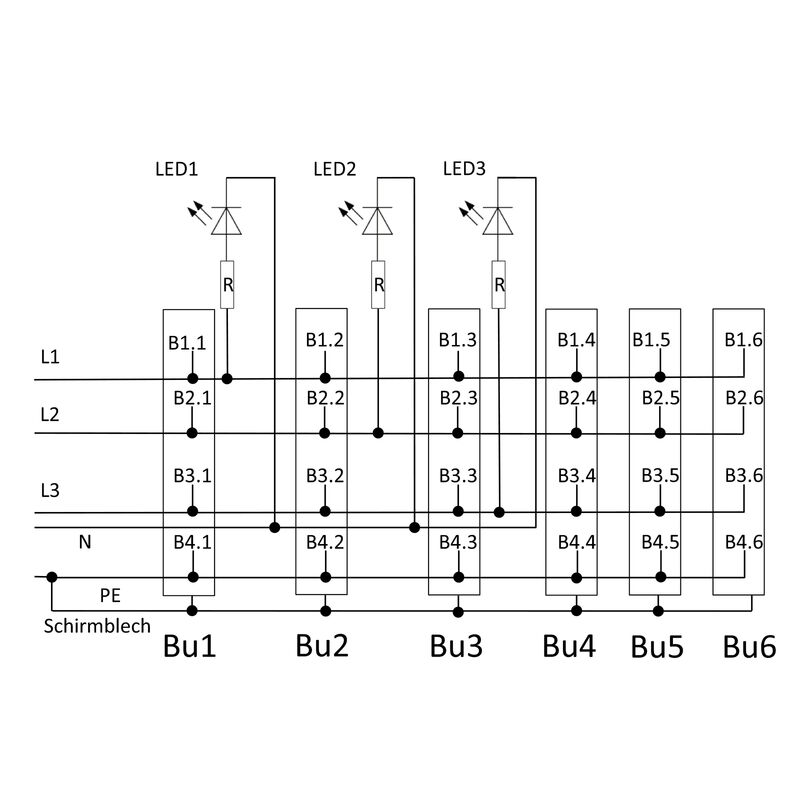 M12传感器分配器SAI-6-M-MVV-M12 S-COD