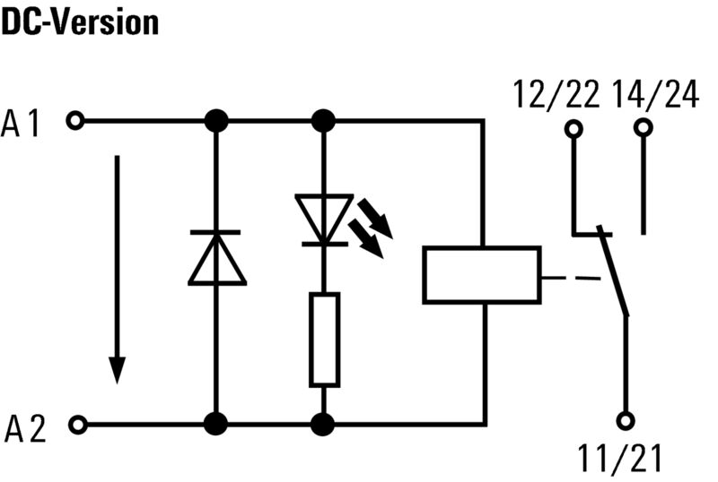 RCLKIT 24VDC 1CO LED GN