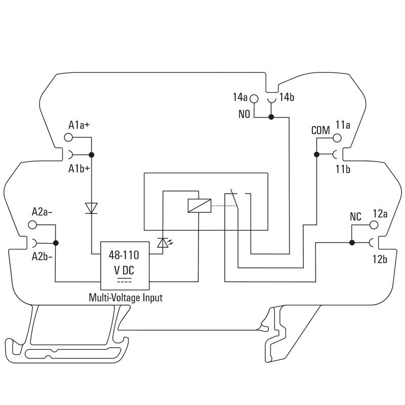 TRPL 48-110VDC 1CO TRAK