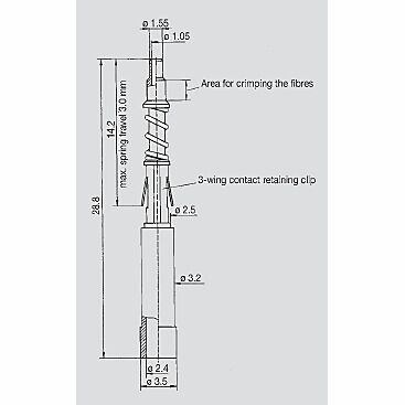 重载接插件HDC-C-HD-S-LWL1.0POF