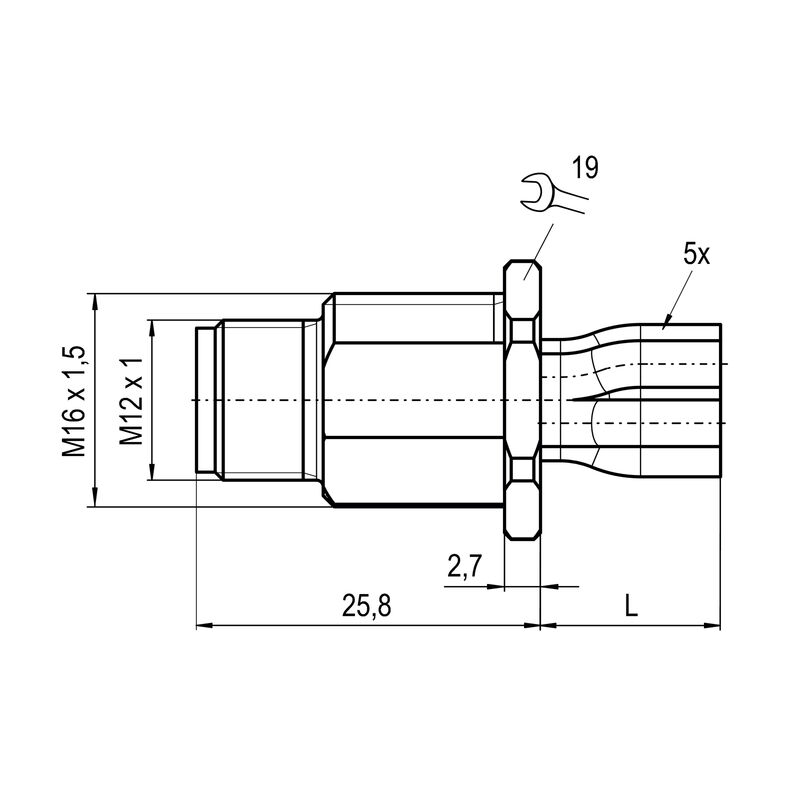 SAIE-M12SK-5-0.2VHM16-1.5